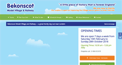 Desktop Screenshot of bekonscot.co.uk